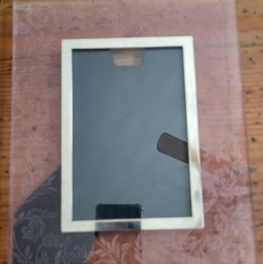 Floral Glass Picture Frame